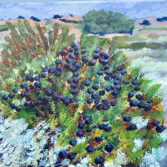 Crowberry 30 x 30 cm. - Nana Bryder ART