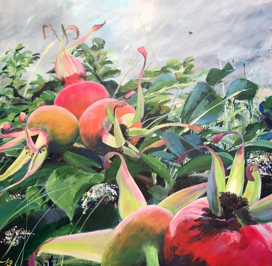 Rosehips in the storm - Nana Bryder ART