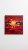Minimalist Canvas With Textural Layers