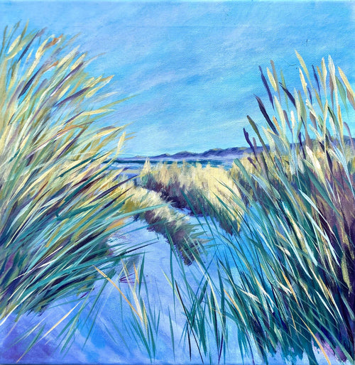 Blue Hour 40 x 40 cm - Nana Bryder ART