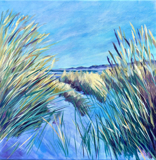 Blue Hour 40 x 40 cm - Nana Bryder ART