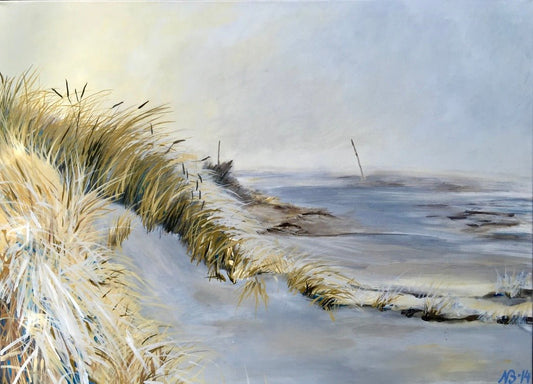 Winter on Western Beach - Nana Bryder ART
